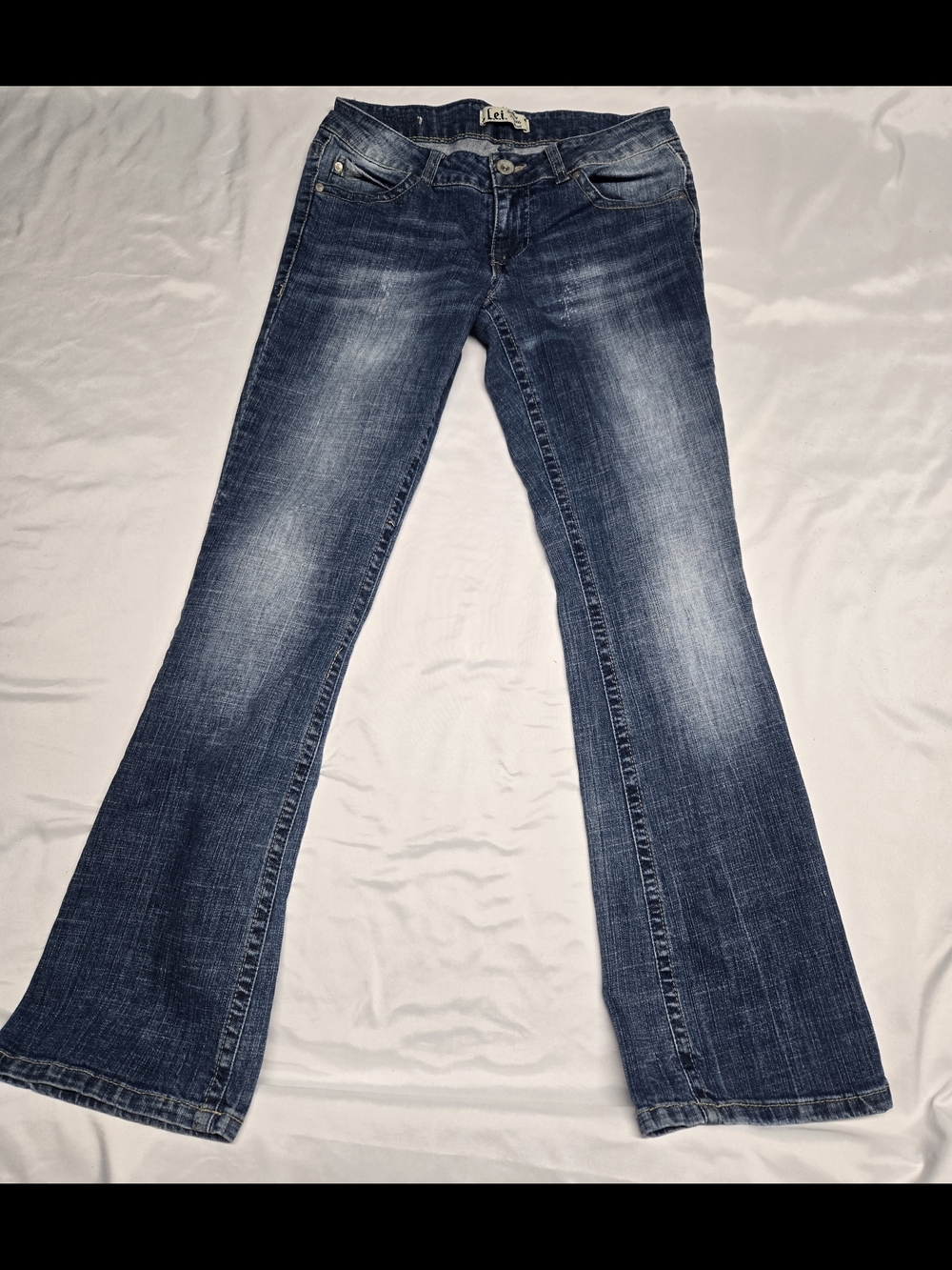 Lei Women's Dark Blue Flared Jeans